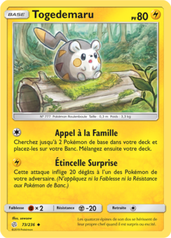 Togedemaru (Soleil et Lune Éclipse Cosmique 73)