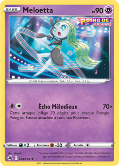 Meloetta (Épée et Bouclier Poing de Fusion 124)