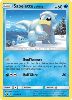 Sabelette d'Alola (Soleil et Lune Gardiens Ascendants 19a)
