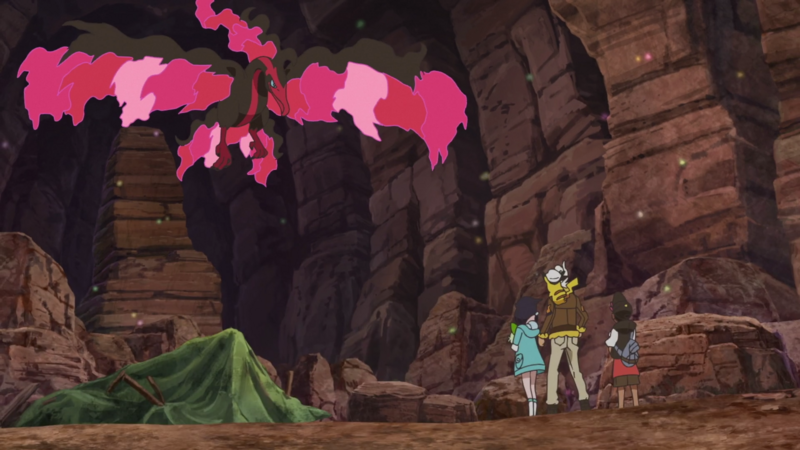 Fichier:LH045 - Sulfura de Galar, Bibichut de Liko et Pikachu de Friede (Flash-back).png