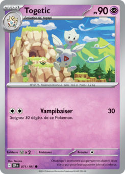 Togetic (Écarlate et Violet Étincelles Déferlantes 071)