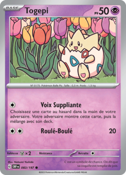Togepi (Écarlate et Violet Flammes Obsidiennes 083)