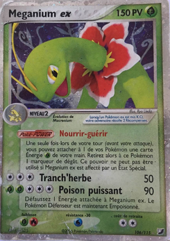 Meganium ex (EX Forces Cachées 106)