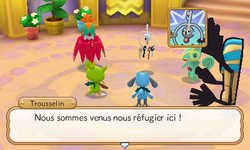 Les commerçants de Loliloville ont pris refuge au QG des Grands Explorateurs.
