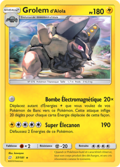 Grolem d'Alola (Soleil et Lune Duo de Choc 37)