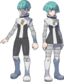 Artwork des Sbires Galaxie pour Pokémon Diamant et Perle.