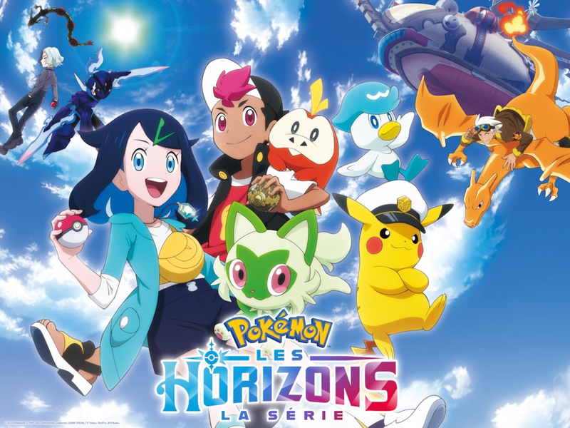 Fichier:La série Pokémon, les horizons - Saison 1 poster 1.png