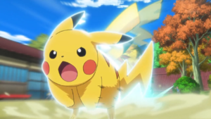 Pikachu utilisant Vive-Attaque