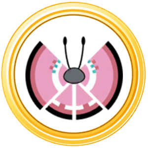 Médaille Collectionneur Papillon Floraison Or GO.png