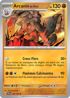 Arcanin de Hisui (Écarlate et Violet Mascarade Crépusculaire 100)