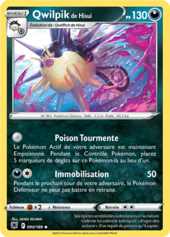 Qwilpik de Hisui (Épée et Bouclier Astres Radieux 090)