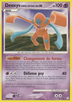 Deoxys Forme Défense (Diamant & Perle Éveil des Légendes 25)