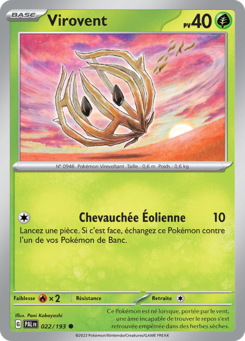 Virovent (Écarlate et Violet Évolutions à Paldea 022)