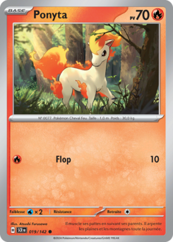 Ponyta (Écarlate et Violet Couronne Stellaire 019)