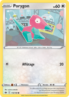 Porygon (Épée et Bouclier Règne de Glace 116)