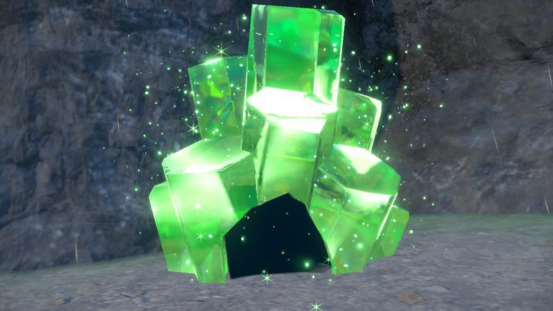 Fichier:Cristal d'un raid Téracristal type Plante EV.png