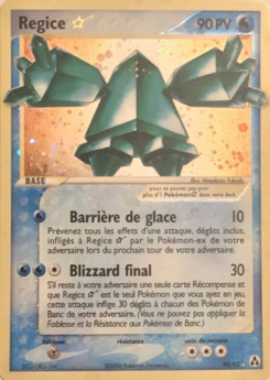 Regice ☆ (EX Créateurs de légendes 90)