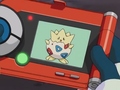 Description de Togepi dans l'épisode 319.