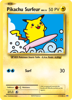 Pikachu Surfeur (XY Évolutions 111)