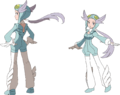 Concept Art d'Alizée pour Pokémon Rubis Oméga et Saphir Alpha.