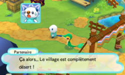 ...qui ont vidé le Village Relais.