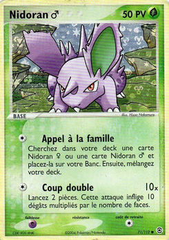 Nidoran ♂ (EX Rouge Feu & Vert Feuille 71)