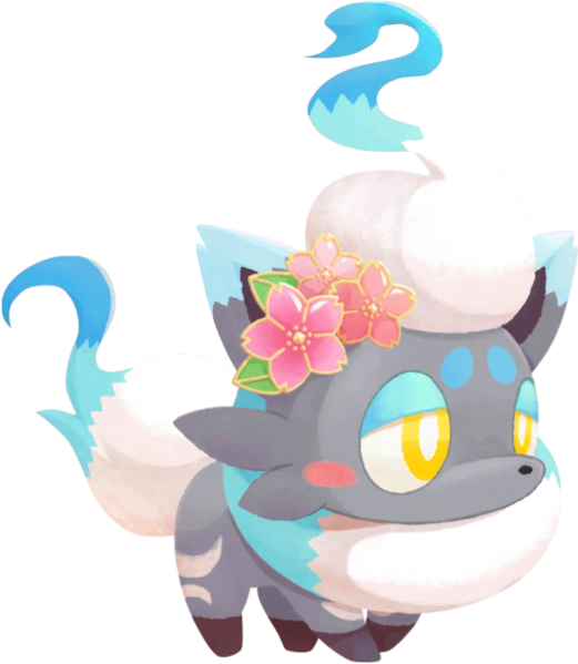 Fichier:Zorua de Hisui chromatique (Maison de thé) (4)-CM.png