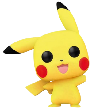 Figurine Pikachu-2 (Flocked) POP.png