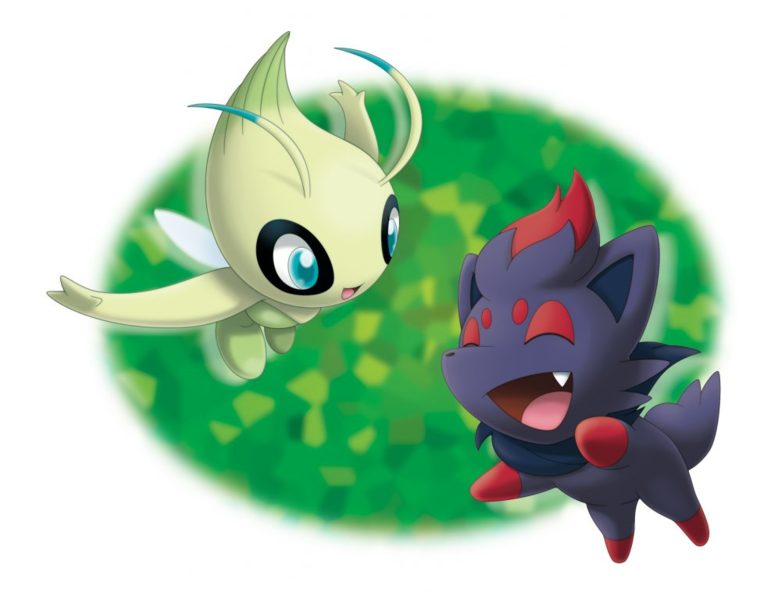 Fichier:Artwork distribution Celebi - Zorua.png