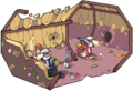 Louka et Aurore dans le Souterrain de Sinnoh…