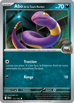 Abo de la Team Rocket (Écarlate et Violet Rivalités Destinées 112)
