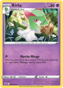 Kirlia (Épée et Bouclier Règne de Glace 060)