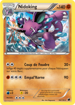 Nidoking (Noir & Blanc Glaciation Plasma 58)