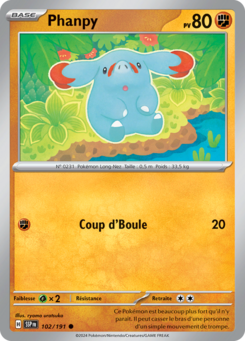 Phanpy (Écarlate et Violet Étincelles Déferlantes 102)