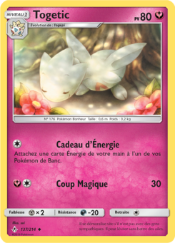 Togetic (Soleil et Lune Alliance Infaillible 137)
