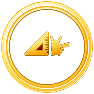Médaille Collectionneur de petits Pokémon Or - GO.png