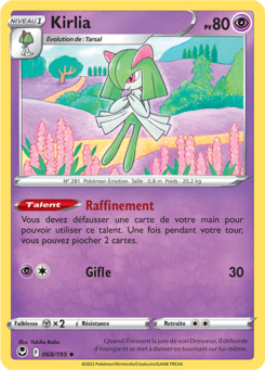 Kirlia (Épée et Bouclier Tempête Argentée 068)