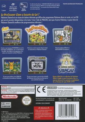 Jaquette de Pokémon Channel (verso).png