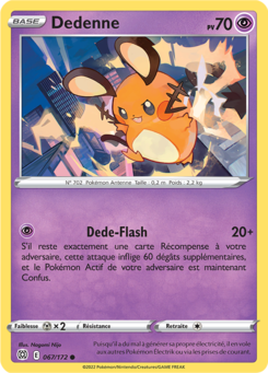 Dedenne (Épée et Bouclier Stars Étincelantes 067)