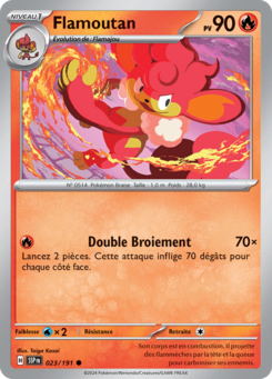 Flamoutan (Écarlate et Violet Étincelles Déferlantes 023)