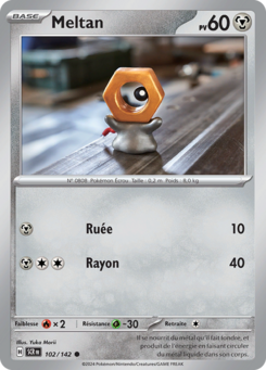 Meltan (Écarlate et Violet Couronne Stellaire 102)