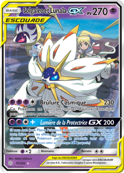 Solgaleo et Lunala-GX (Soleil et Lune Éclipse Cosmique 75)
