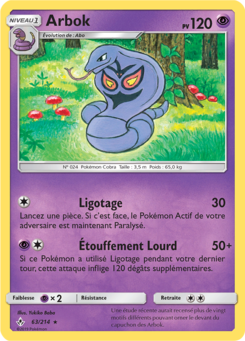Arbok (Soleil et Lune Alliance Infaillible 63)
