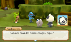 Pandespiègle leur indique leur objectif…