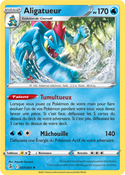 Aligatueur (Épée et Bouclier Poing de Fusion 057)