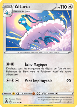 Altaria (Épée et Bouclier Tempête Argentée 143)