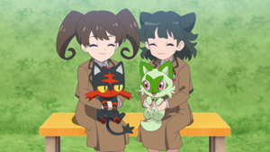 LH090 - Flamiaou et Poussacha d'un Dresseur.png