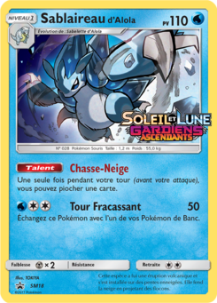 Sablaireau d'Alola (Promo SM 18)