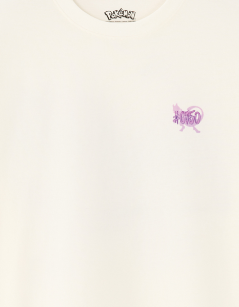 Fichier:Celio t-shirt Mewtwo avant écru.png