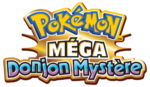 Logotype français de Pokémon Méga Donjon Mystère.